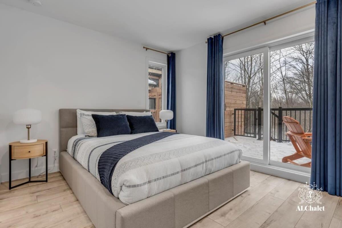 Chalet Bellevue Luxe Avec Spa Et Local A Velo Pont-Rouge المظهر الخارجي الصورة