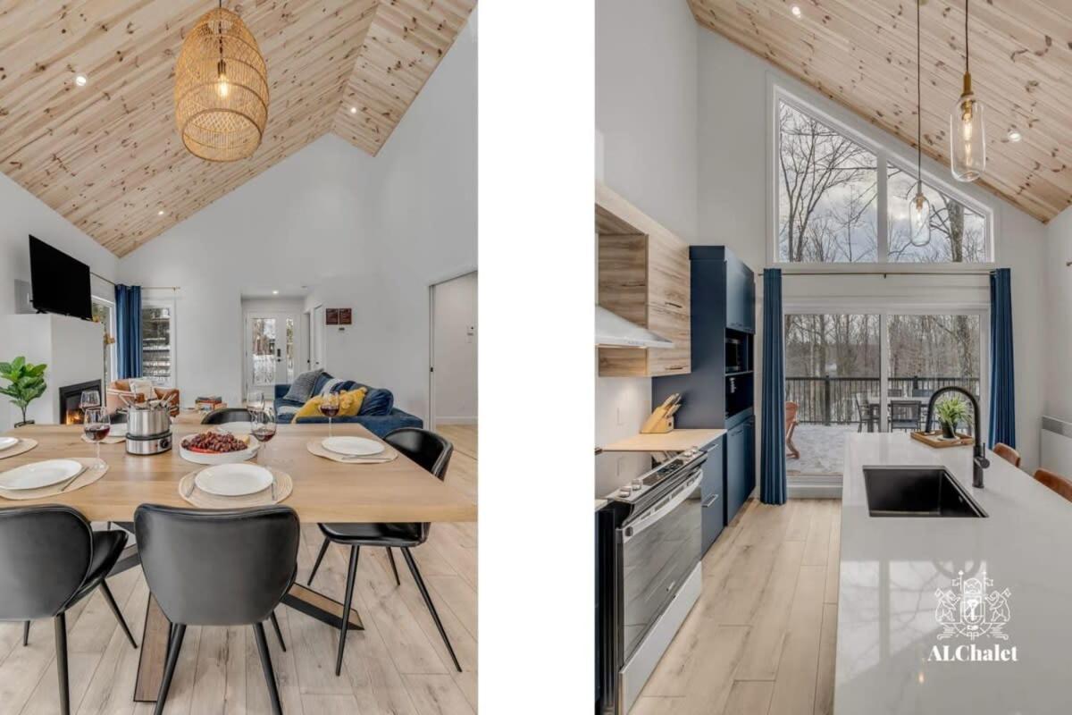 Chalet Bellevue Luxe Avec Spa Et Local A Velo Pont-Rouge المظهر الخارجي الصورة